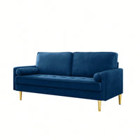 Stylish 65 Inch Velvet Sofa For Modern Living Room Decor