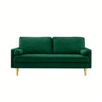 Stylish 65 Inch Velvet Sofa For Modern Living Room Decor