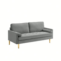 Stylish 65 Inch Velvet Sofa For Modern Living Room Decor