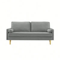 Stylish 65 Inch Velvet Sofa For Modern Living Room Decor