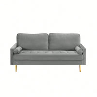 Stylish 65 Inch Velvet Sofa For Modern Living Room Decor