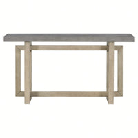Extra Long Contemporary Console Table With Wood Top For Entryway Hallway Living Room Foyer And Corridor