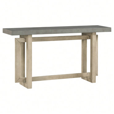 Extra Long Contemporary Console Table With Wood Top For Entryway Hallway Living Room Foyer And Corridor