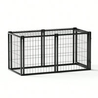 Spacious 47.2 Inch Dog Crate For Small To Medium Dogs Indoor Playpen With Top Pet Cage