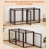 Spacious 47.2 Inch Dog Crate For Small To Medium Dogs Indoor Playpen With Top Pet Cage