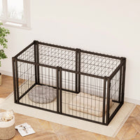 Spacious 47.2 Inch Dog Crate For Small To Medium Dogs Indoor Playpen With Top Pet Cage