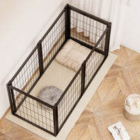 Spacious 47.2 Inch Dog Crate For Small To Medium Dogs Indoor Playpen With Top Pet Cage