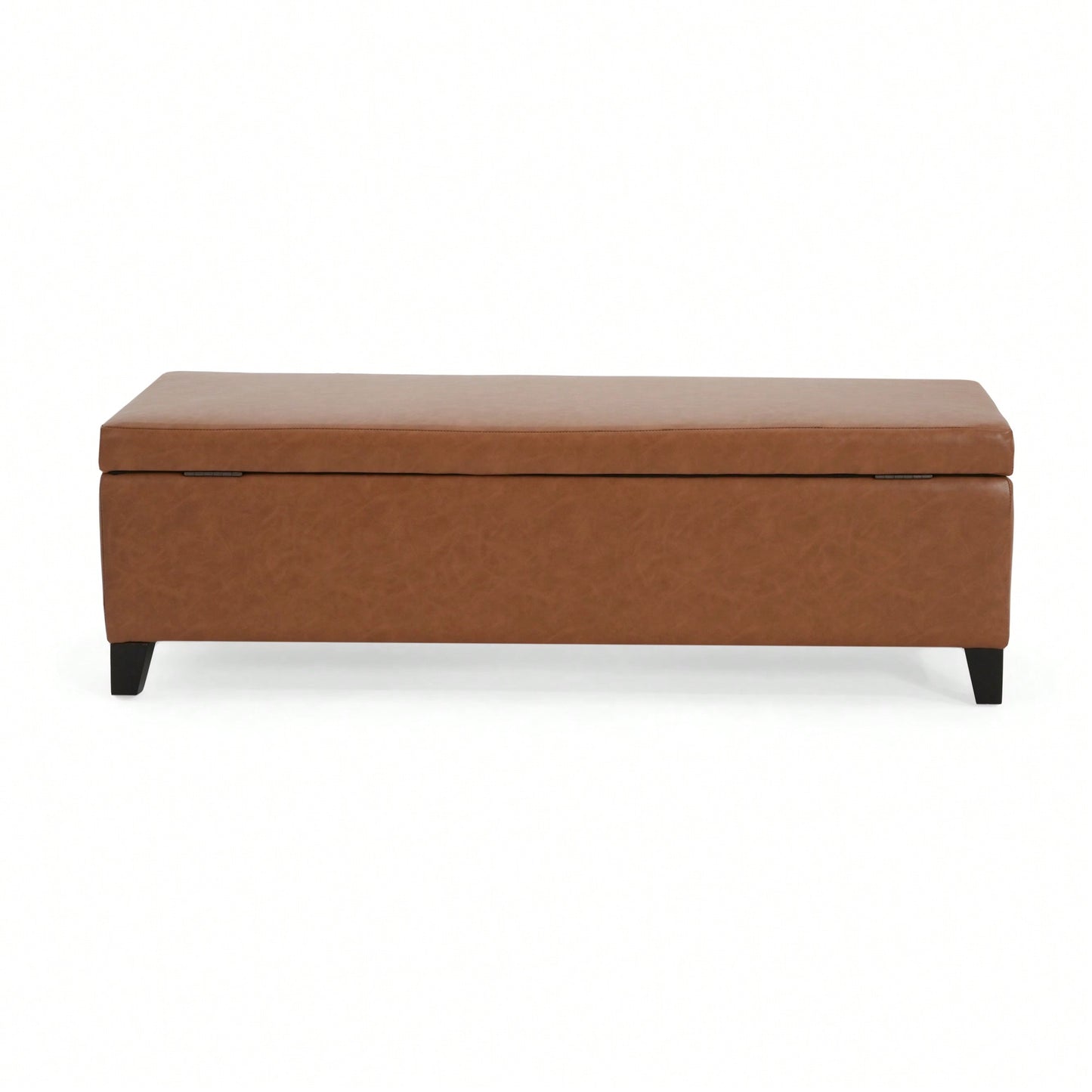 Storage Ottoman For Living Room And Bedroom Organization Orange Brown