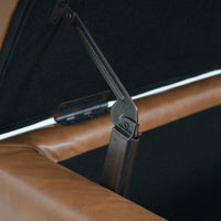 Storage Ottoman For Living Room And Bedroom Organization Orange Brown