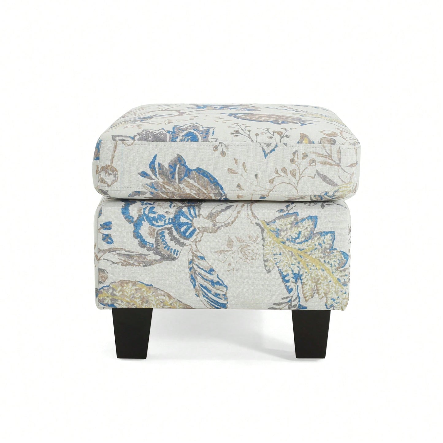 Elegant Upholstered Ottoman With Storage And Stylish Design For Living Room Or Bedroom