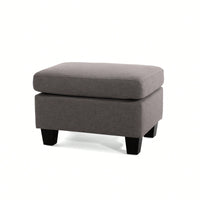 Elegant Upholstered Ottoman With Storage And Stylish Design For Living Room Or Bedroom