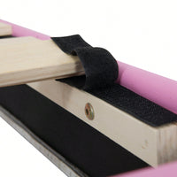 Modern Twin Upholstered Bed Frame With LED Lights And Crown Headboard In Pink And White For A Stylish Princess Bedroom