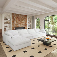 Versatile Upholstered Sofa Ottoman With Storage And Comfort Design