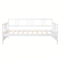 Multifunctional Twin Size Espresso Solid Wood Daybed For Stylish Space Saving Solutions