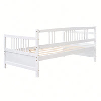 Multifunctional Twin Size Espresso Solid Wood Daybed For Stylish Space Saving Solutions