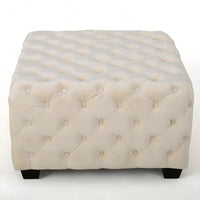 Elegant Ottoman For Living Room Or Bedroom With Plush Upholstery And Sturdy Design