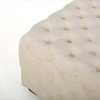 Elegant Ottoman For Living Room Or Bedroom With Plush Upholstery And Sturdy Design