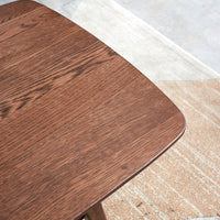 Solid Oak Wood Coffee Table With Storage Shelf 120cm Wide Low Desk For Home Office Walnut Finish Easy Assembly