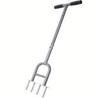 4 Corer Plug Aerator Tool With Soft Grip For Lawn Aeration And Soil Health Improvement
