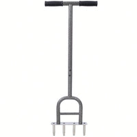 4 Corer Plug Aerator Tool With Soft Grip For Lawn Aeration And Soil Health Improvement