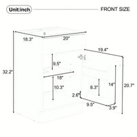 Compact Black Bathroom Vanity With Sink And Adjustable Storage Shelf