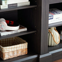 Modern Grey Media Console Table With Ample Storage For TV And Entertainment Systems 65.75"W 17"D 32.48"H