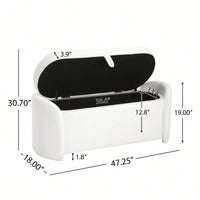 Boucle Storage Ottoman - Stylish Organizer For Home Decor & Functional Seating Beige