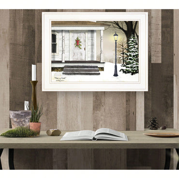 Framed Wall Art: Peaceful Landscape Print Ready To Hang In Elegant White Frame