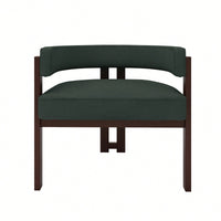 Set Of 2 Contemporary Teddy Upholstered Accent Chair With Open Back And Three Legs - Stylish Barrel Dining Chair For Living Room, Bedroom, Or Dining Room In Beige