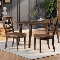 Stunning Brown Wood Dining Table - Elegant Design For Your Dining Room