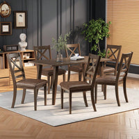 Stunning Brown Wood Dining Table - Elegant Design For Your Dining Room