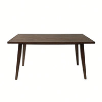 Stunning Brown Wood Dining Table - Elegant Design For Your Dining Room