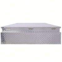 Heavy Duty 39 Inch Aluminum Tool Box For Truck Bed And Trailer Storage With Lock And Keys, Outdoor RV Organizer, Black 39x16.5x11.8 Inch