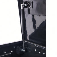 Heavy Duty 39 Inch Aluminum Tool Box For Truck Bed And Trailer Storage With Lock And Keys, Black Outdoor RV Organizer 39x13x10 Inch