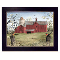 Harbingers Of Spring Framed Wall Art Ready To Hang Black Frame Decor