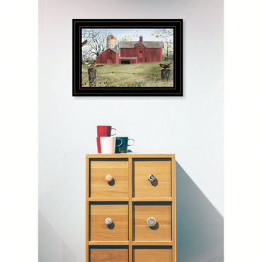 Framed Harbingers Of Spring Artwork In Black Frame For Home Decor