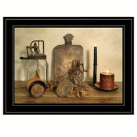 Sweet Cream Butter Framed Print With Black Frame For Rustic Kitchen Decor