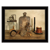 Sweet Cream Butter Framed Print With Black Frame For Rustic Kitchen Decor