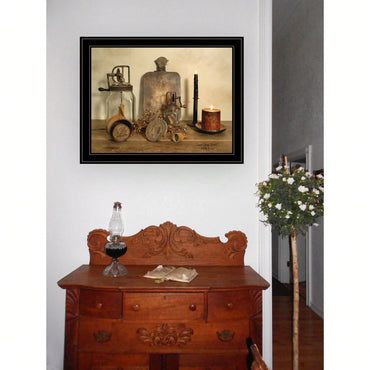 Sweet Cream Butter Framed Print With Black Frame For Rustic Kitchen Decor