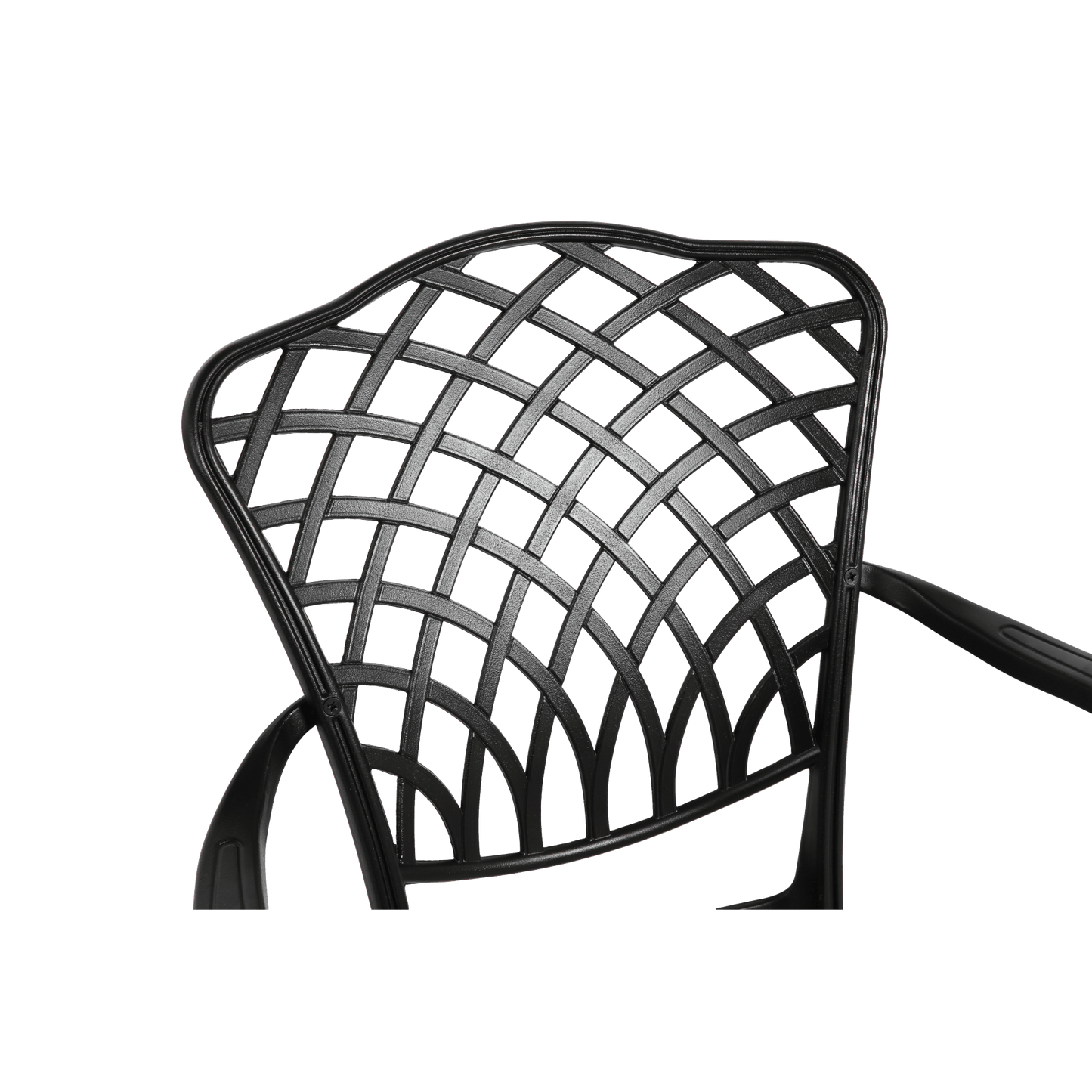 Elegant 3 Piece Outdoor Bistro Set With Cushions, Cast Aluminum Table And Chairs, All Weather Patio Furniture With Umbrella Hole, Ideal For Garden And Balcony