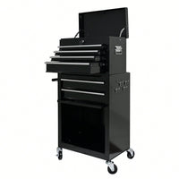 High Capacity Rolling Tool Chest With Wheels And 6 Spacious Drawers For Convenient Tool Storage