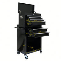 High Capacity Rolling Tool Chest With Wheels And 6 Spacious Drawers For Convenient Tool Storage