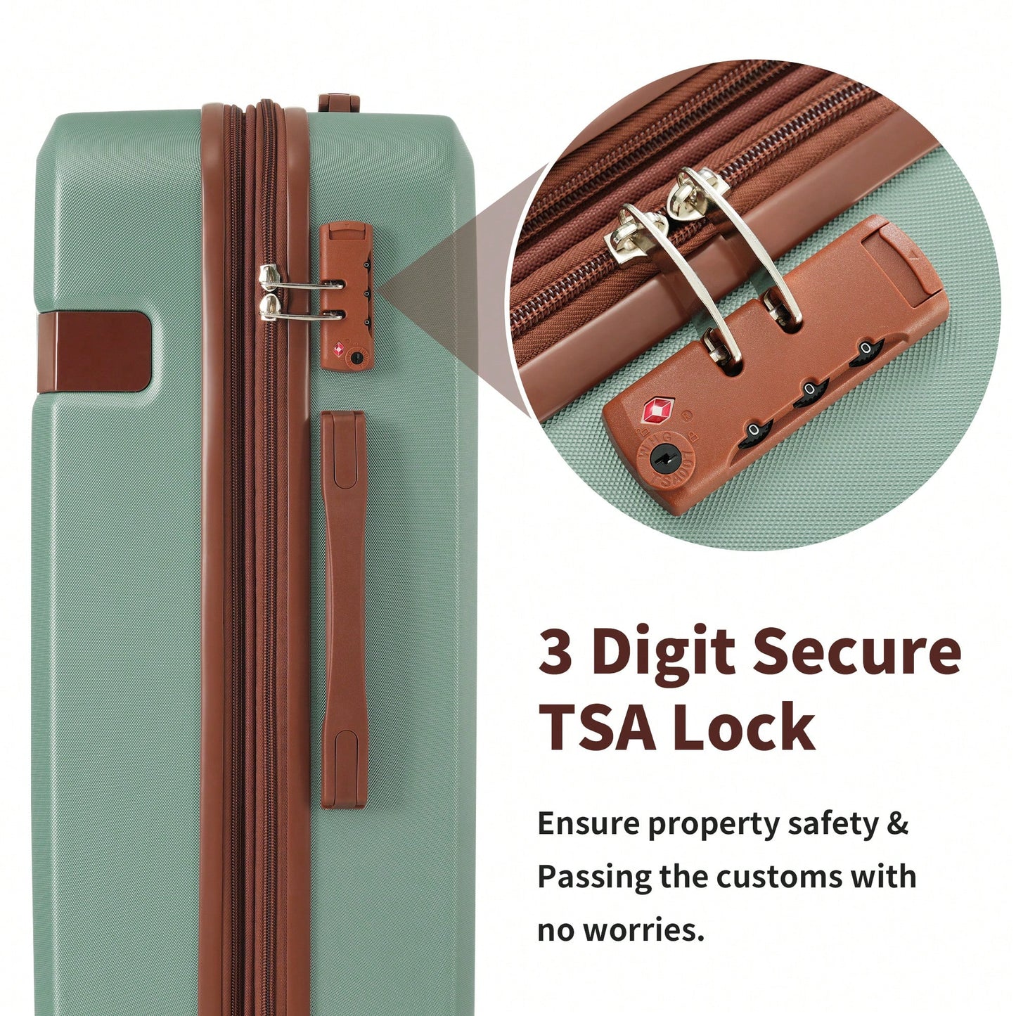 4 Piece Lightweight Luggage Set With Compression Packing Cubes Expandable Spinner Wheels And TSA Lock 16in 20in 24in 28in