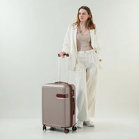 4 Piece Lightweight Luggage Set With Compression Packing Cubes Expandable Spinner Wheels And TSA Lock 16in 20in 24in 28in