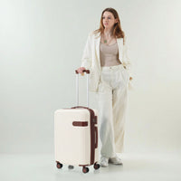 4 Piece Lightweight Luggage Set With Compression Packing Cubes Expandable Spinner Wheels And TSA Lock 16in 20in 24in 28in