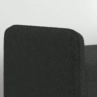 Elegant Black Velvet Storage Stool With Ample Space For Living Rooms And Bedrooms, Perfect For Apartments 45.98x16.75x21.75 Inches