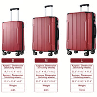 Lightweight Durable ABS Hardshell Suitcase With Double Wheels Expandable 28 Inch Checked Luggage