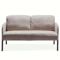 Polyester Fabric Loveseat Sofa For Small Spaces Comfortable Couch For Living Room Bedroom Office Apartment