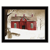 Framed Winter Landscape Wall Art For Modern Home Decor, Perfect For Living Room, Bedroom And Farmhouse Decoration