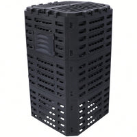 Large 132 Gallon Plastic Compost Bin For Easy Outdoor Composting And Fertile Soil Creation